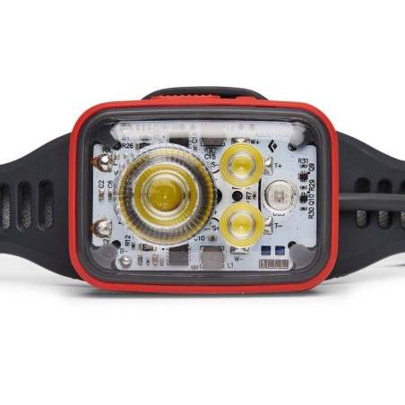 Black diamond bd6206948001all1, luz de led gris/rojo