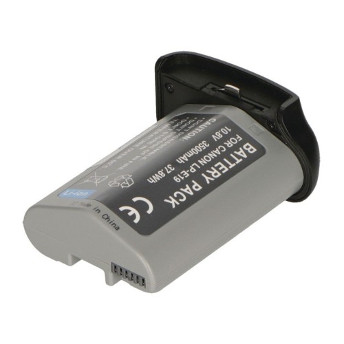 2-power camera batería 10.8v 3500mah para replacement for canon lp-e19 dbi1011a