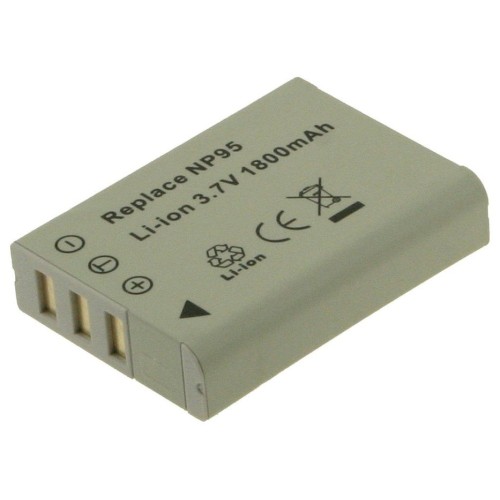 2-power digital camera batería 3.7v 1800mah para fujifilm np-95 dbi9561a