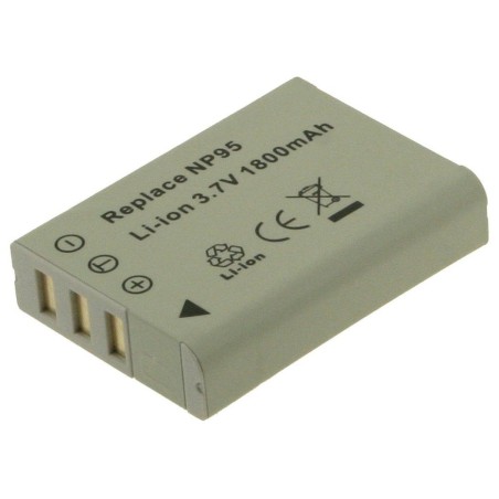 2-power digital camera batería 3.7v 1800mah para fujifilm np-95 dbi9561a