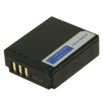 2-power digital camera batería 3.7v 1000mah para panasonic lumix dmc-tz1 dbi9710a