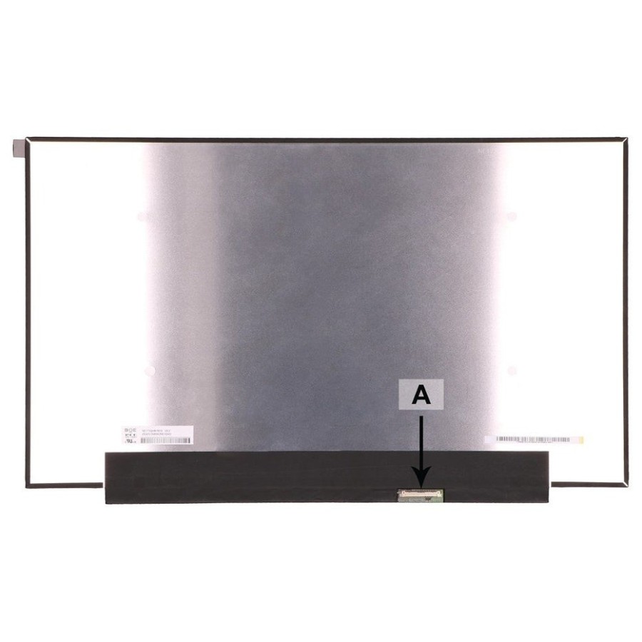 2-power pantalla qhd 2560x1440 165hz 16.7m 170ppi para ne173qhm-ny6 v8.1 scr0864b