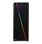 Caja pc aerocool cylon frontanl elegante con linea de iluminacion rgb lateral transluciodo acrilico