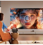 Proyector portátil yaber u12 lcd fullhd - con smart tv - enfoque automático - negro