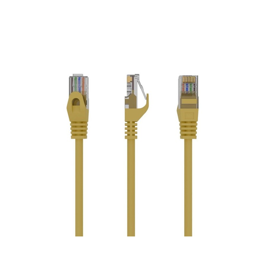 Gembird cable de red utp cat6 pp6u-0.5m/y 0.5m amarillo