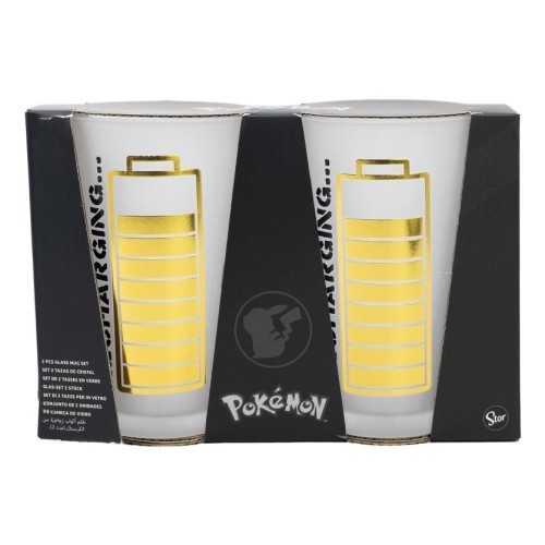 Set 2 vasos casual 490ml pokemon thunderstruck