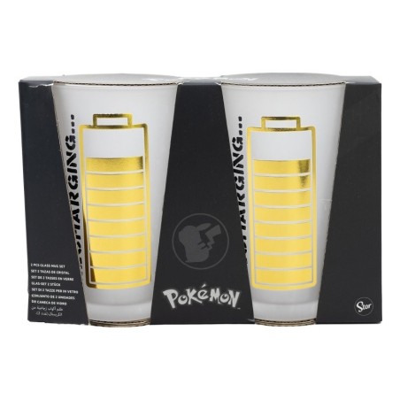 Set 2 vasos casual 490ml pokemon thunderstruck