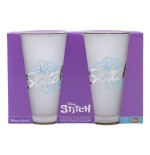 Set 2 vasos casual stich cristal 490ml