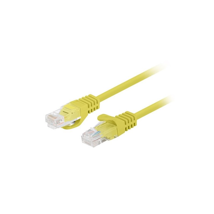 Lanberg cable de red cat.6 utp 1.5m amarillo 10-pack