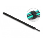Delock brida para cable con gancho y lazo la 300 x an 12 mm negro 10 piezas