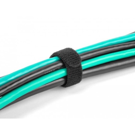 Delock brida para cable con gancho y lazo la 300 x an 12 mm negro 10 piezas