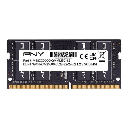 Pny memoria sodimm 16 gb 1 x 16 gb ddr4 3200 mhz