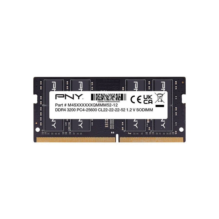 Pny memoria sodimm 16 gb 1 x 16 gb ddr4 3200 mhz
