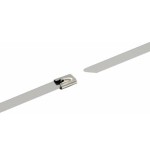 Juego de 10 bridas para cables de acero inoxidable, 40 cm