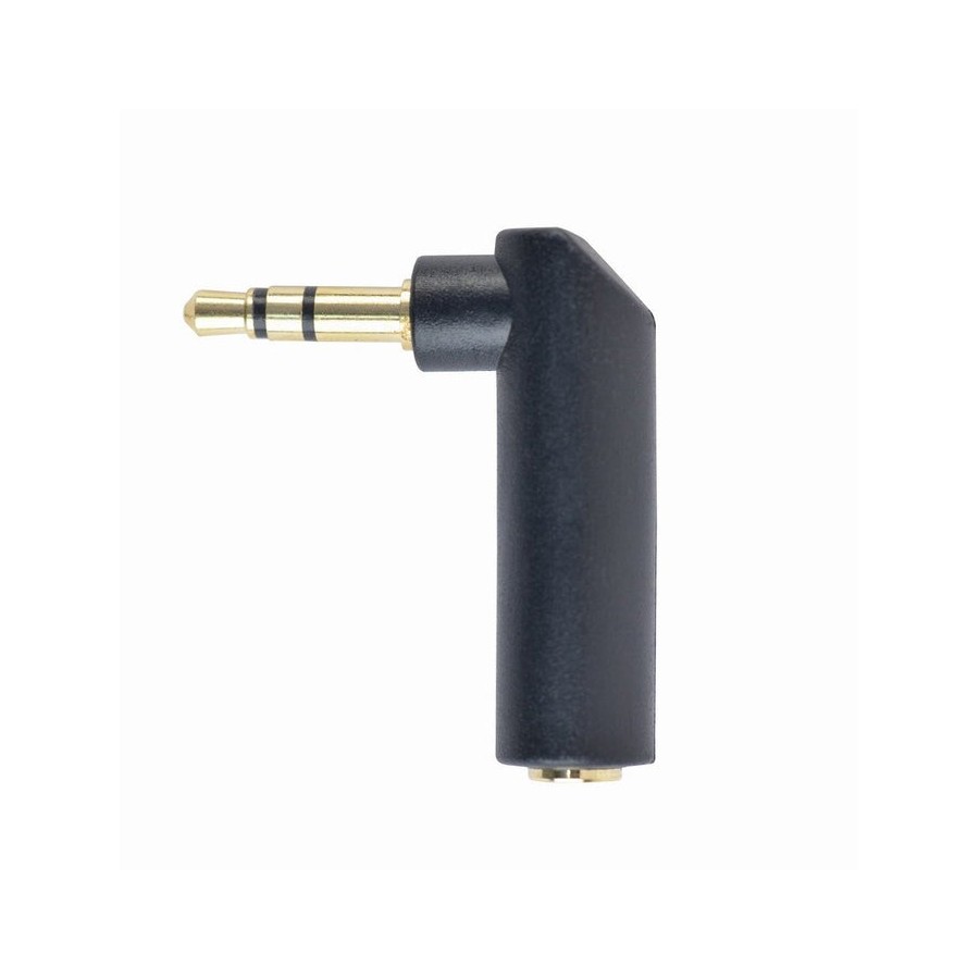 Gembird adaptador de ángulo recto de audio estéreo de 3.5 mm, 90 °
