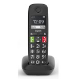 Teléfono gigaset e290a dect/analógico identificador de llamadas negro