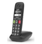 Teléfono gigaset e290a dect/analógico identificador de llamadas negro