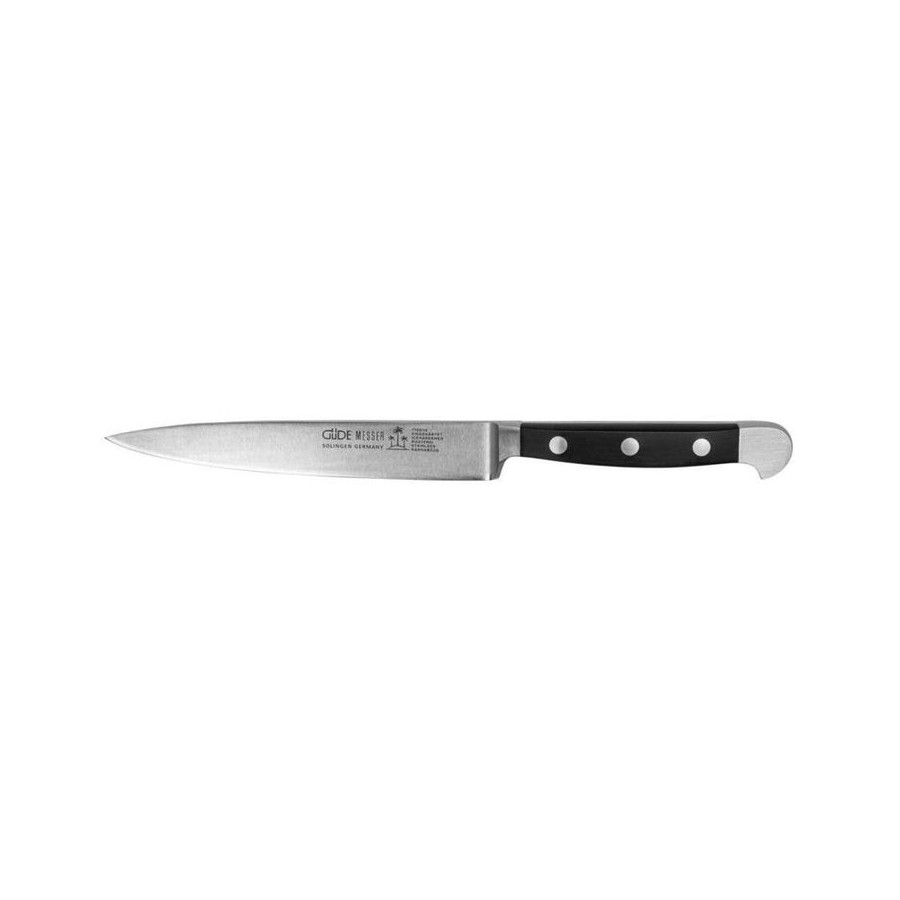 Cuchillo de cocina güde alpha pom negro 16 cm 1765/16