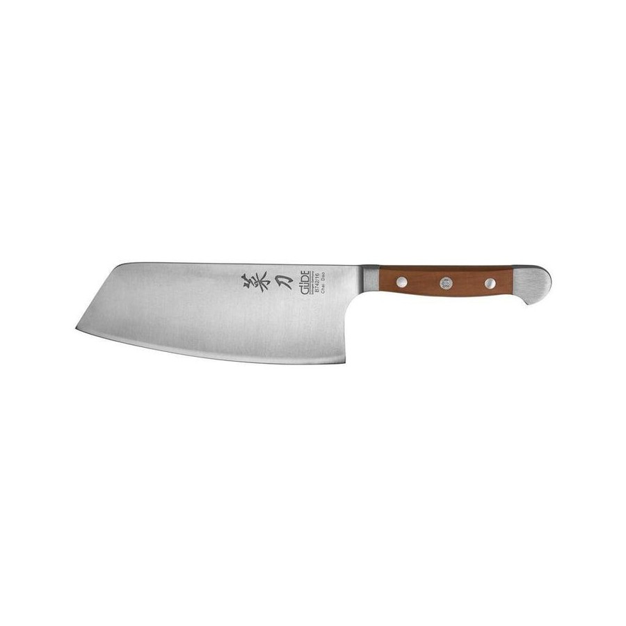 Güde alpha cooking knife chai dao pear wood 16 cm