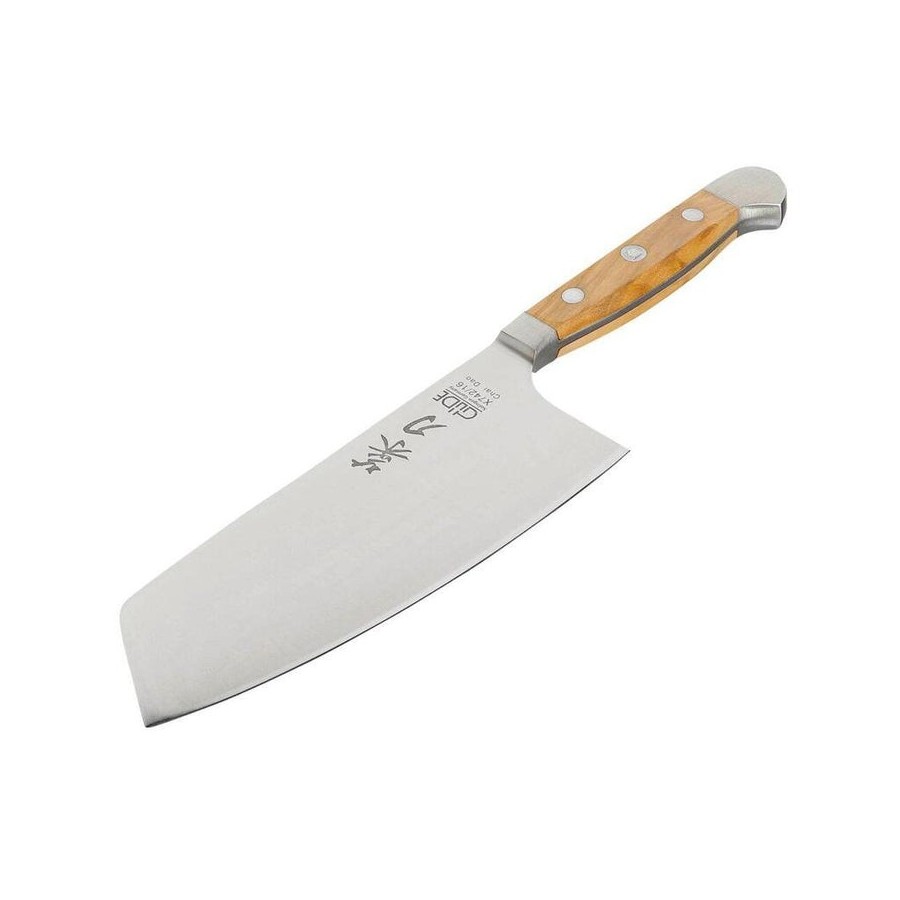 Güde alpha cooking knife chai dao olive wood 16 cm