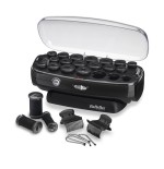 Babyliss thermo ceramic rollers kit de peluquería negro, acero inoxidable 50 w 2 m