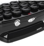 Babyliss thermo ceramic rollers kit de peluquería negro, acero inoxidable 50 w 2 m