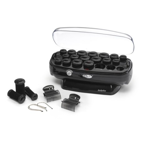 Babyliss thermo ceramic rollers kit de peluquería negro, acero inoxidable 50 w 2 m