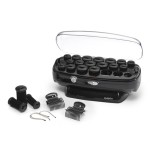 Babyliss thermo ceramic rollers kit de peluquería negro, acero inoxidable 50 w 2 m