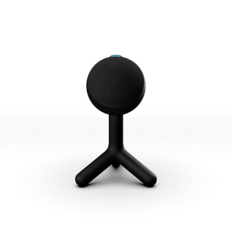 Micrófono logitech g yeti orb negro  de superficie para mesa