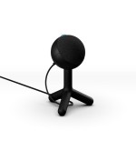 Micrófono logitech g yeti orb negro  de superficie para mesa
