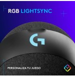 Micrófono logitech g yeti orb negro  de superficie para mesa