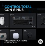 Micrófono logitech g yeti orb negro  de superficie para mesa