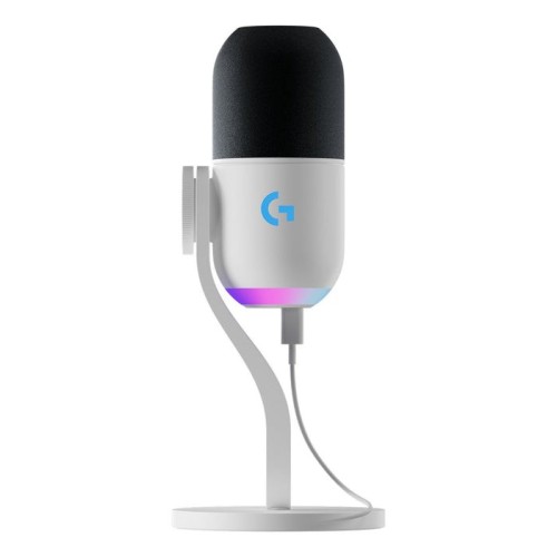 Logitech g yeti gx negro, blanco micrófono de superficie para mesa