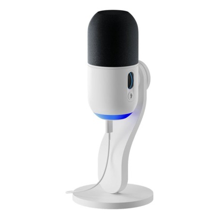 Logitech g yeti gx negro, blanco micrófono de superficie para mesa