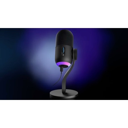 Logitech g yeti gx negro, blanco micrófono de superficie para mesa