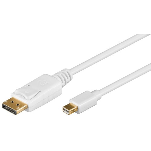 Cable mini displayport/ displayport  2m 1.2 blanco
