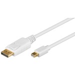 Cable mini displayport/ displayport  2m 1.2 blanco