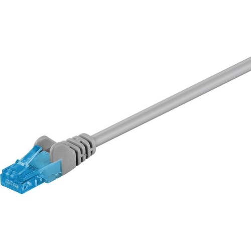 Latiguillo cat 6a, u/utp,  2.00 m, gris, lszh goobay