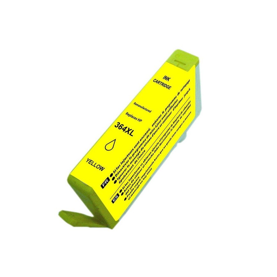Tinta compatible hp 364xl amarillo cb325ee/cb320ee