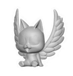 Figura hucha plastoy fairy tail happy alas desplegadas