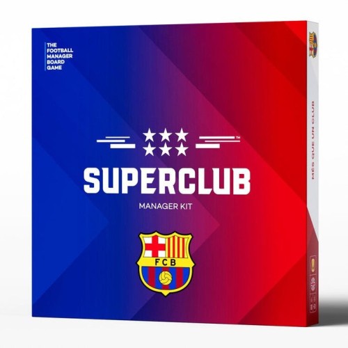 Juego de mesa superclub barcelona manager kit ingles