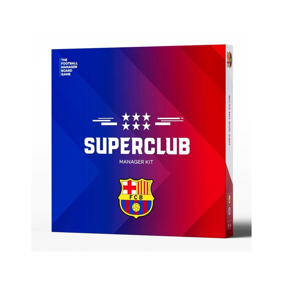 Juego de mesa superclub barcelona manager kit ingles