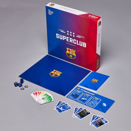 Juego de mesa superclub barcelona manager kit ingles