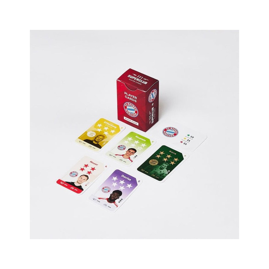 Juego de mesa superclub bayern munchen player cards 2023 24 ingles