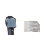 Keepout microfono usb pro windscreen led azul tripode control ganancia silencio y alimentacion usb
