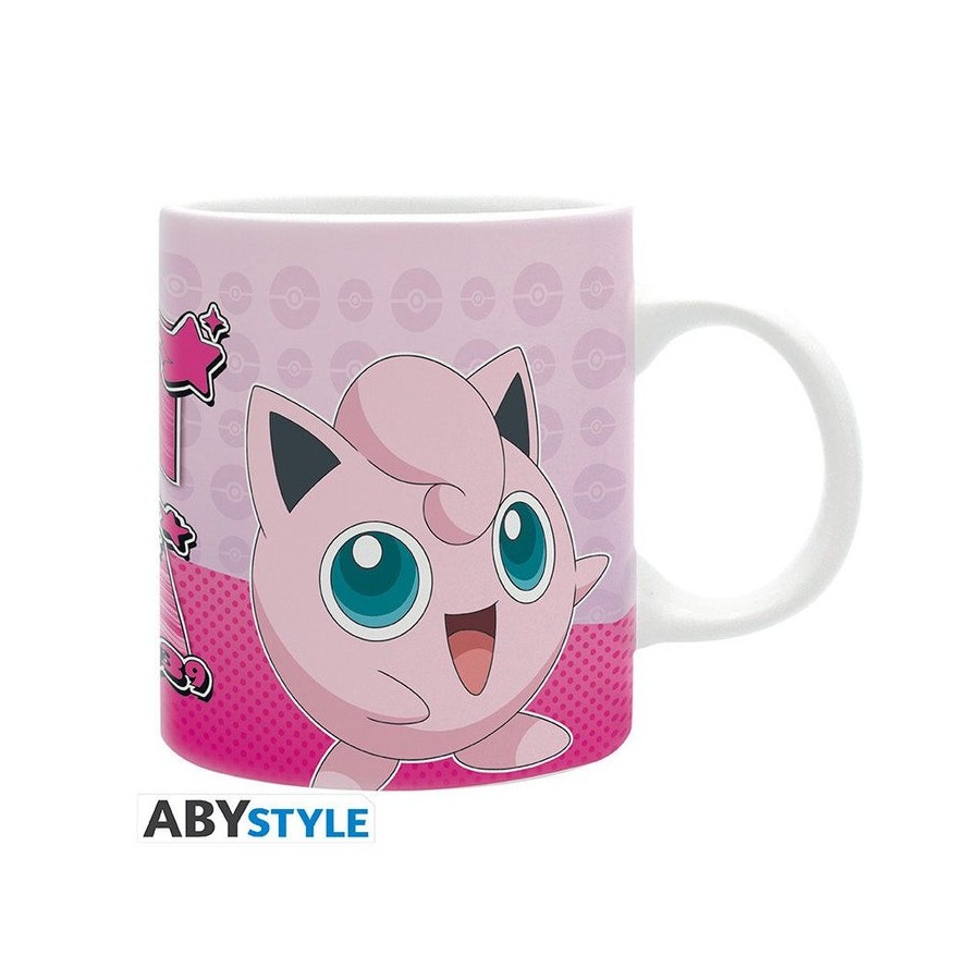 Taza abystyle pokemon jigglypuff comic strip 320 ml