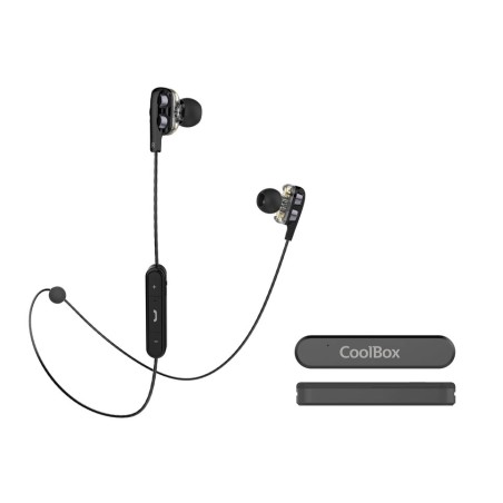 Coolbox intrauriculares bluetooth cooltwin s.drive negro