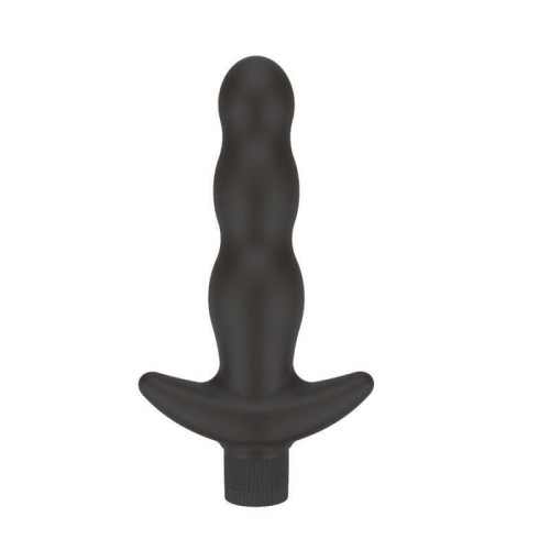Plug anal con vibración negro