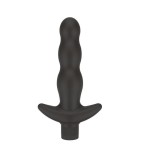 Plug anal con vibración negro