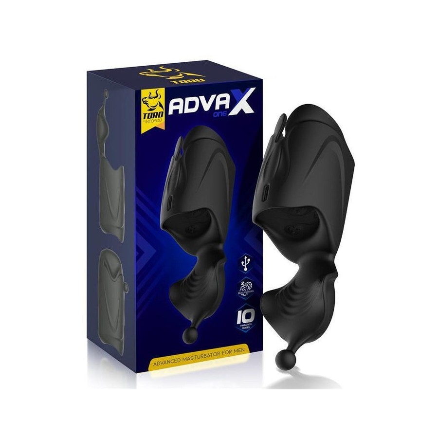 Advax one masturbador doble motor estimulación multiple flexible usb